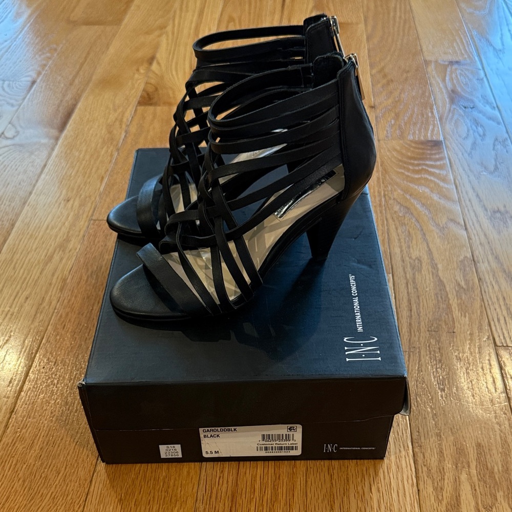 INC International Concepts Women's Elegant Black Heels